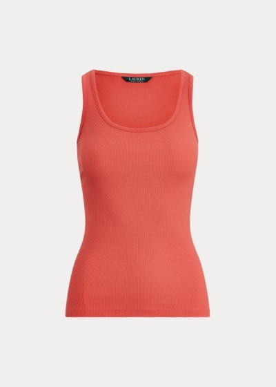 Women's Ralph Lauren Cotton-Blend Tank Tops | 849170ODN